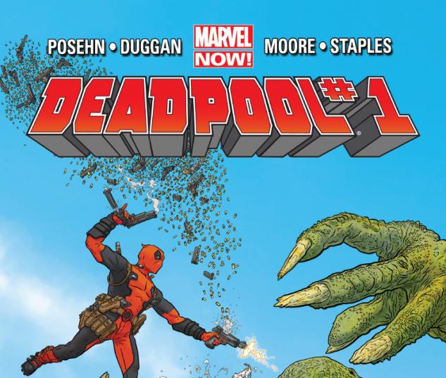 cover from Deadpool (2012) #1 (2ND PRINTING VARIANT)