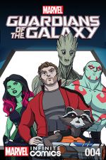 Marvel Universe Guardians of the Galaxy Infinite Comic (2015) #4 cover