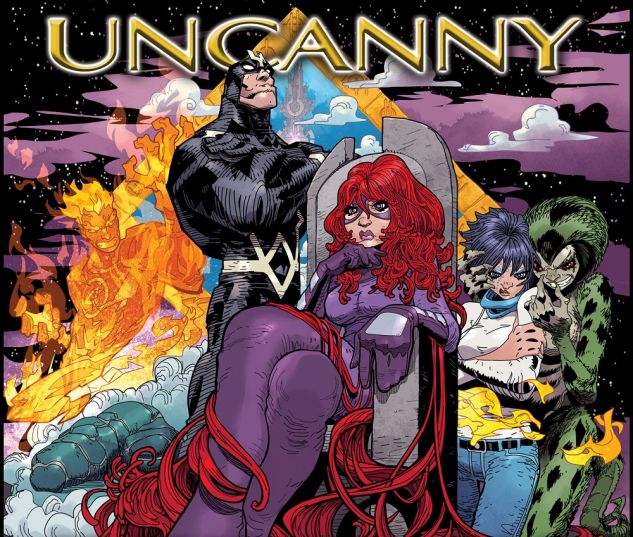 Uncanny Inhumans #1 variant cover by Damion Scott