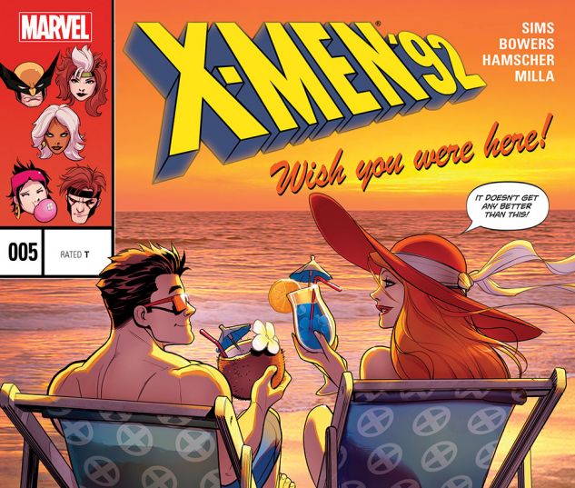 X-Men '92 #5 NM 2016 Stock Image 