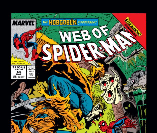 Web of Spider-Man (1985) #48 Cover