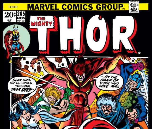 Thor (1966) #205 Cover