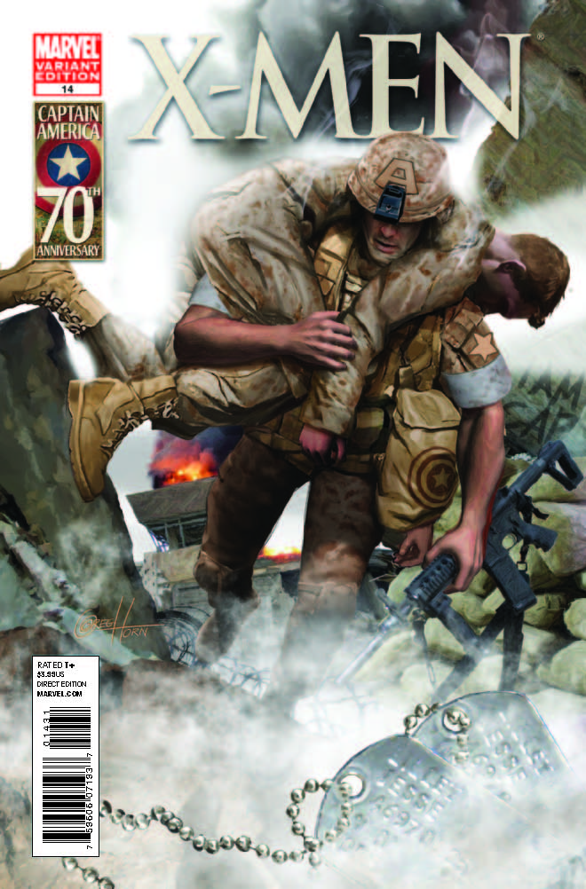 X-Men (2010) #14 (I Am Captain America Variant)