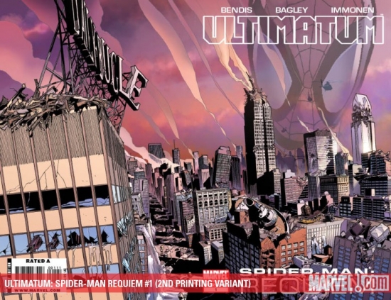 Ultimatum: Spider-Man Requiem (2009) #1 (2ND PRINTING VARIANT)