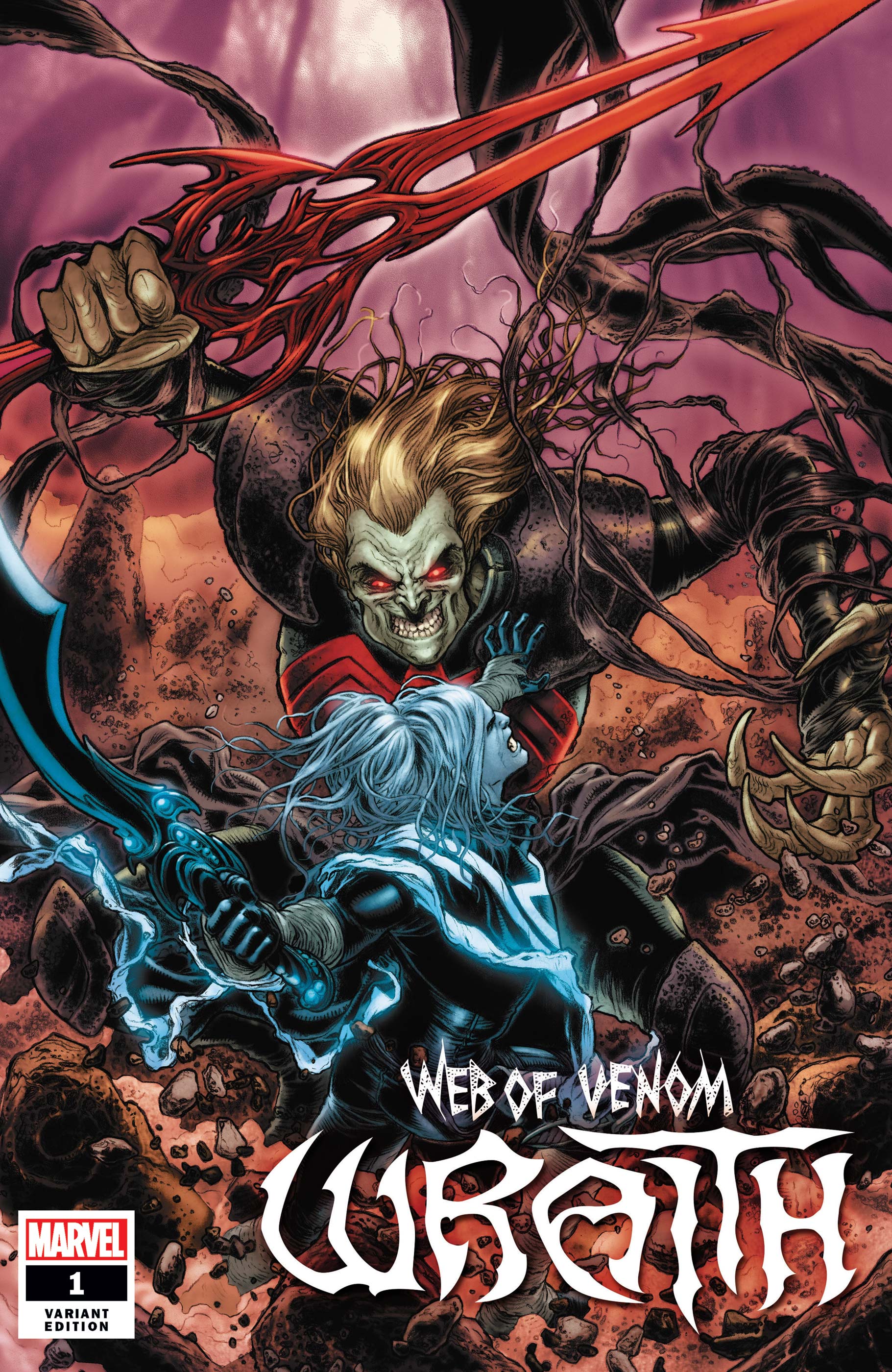 Web Of Venom Wraith # 1 Variant 2nd Print NM Marvel