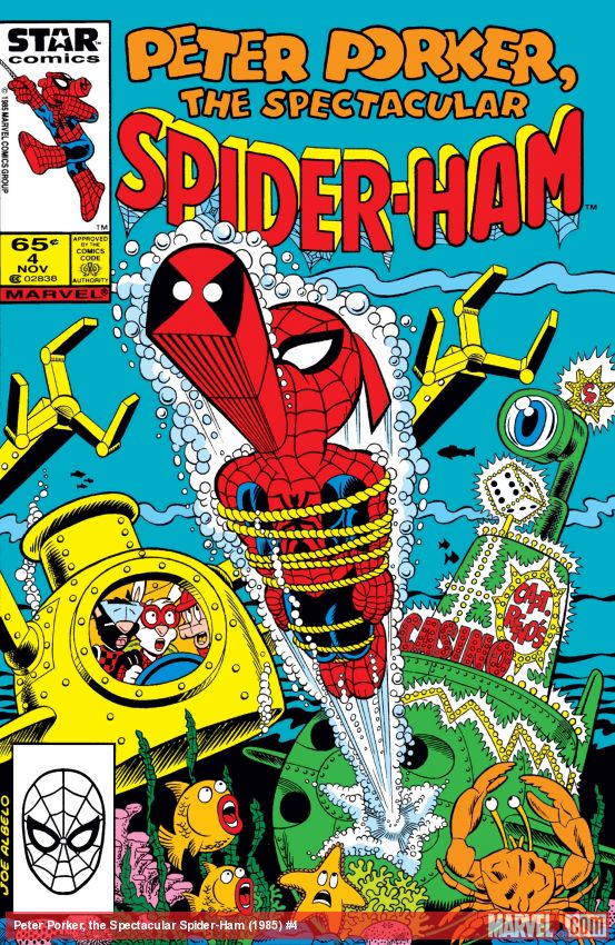 Cover of comic titled Peter Porker, the Spectacular Spider-Ham (1985) #4
