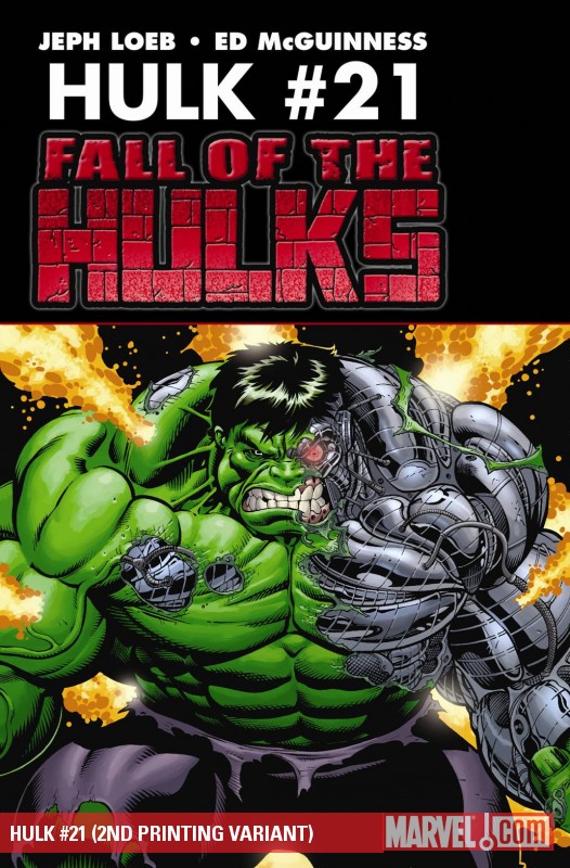 Hulk (2008) #21 (2ND PRINTING VARIANT)