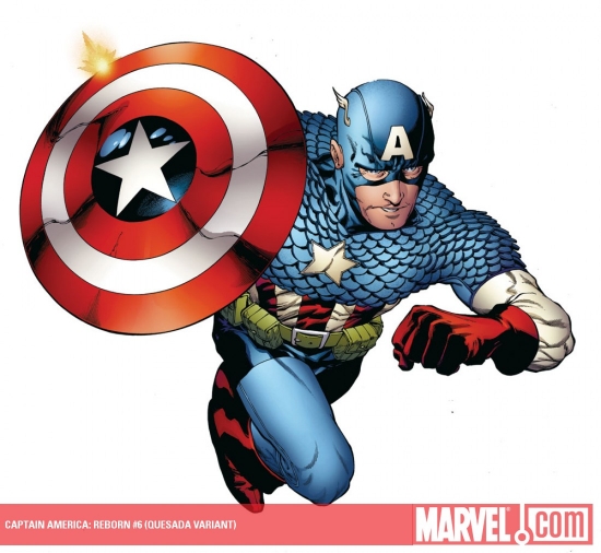 Captain America: Reborn (2009) #6 (QUESADA VARIANT)