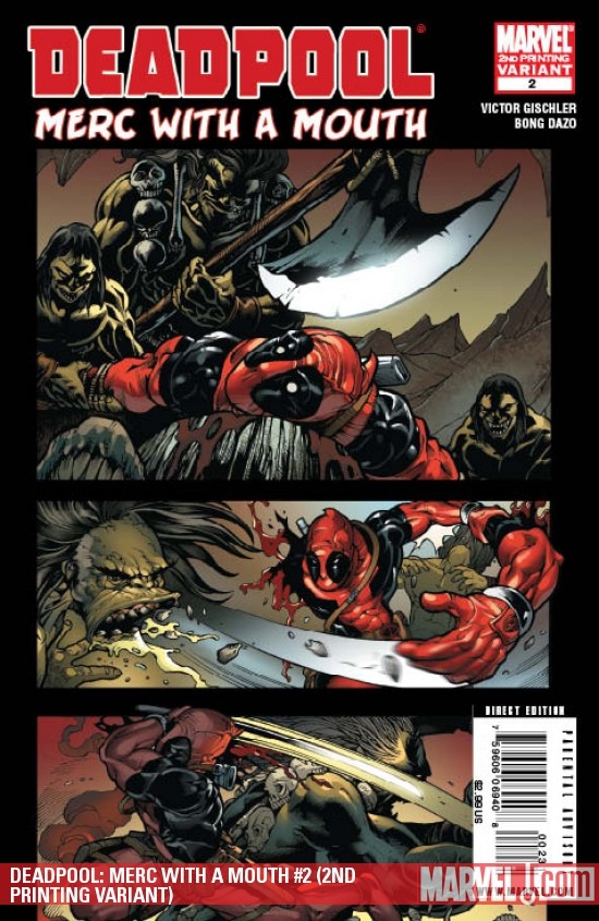 Deadpool: Merc with a Mouth (2009) #2 (2ND PRINTING VARIANT)
