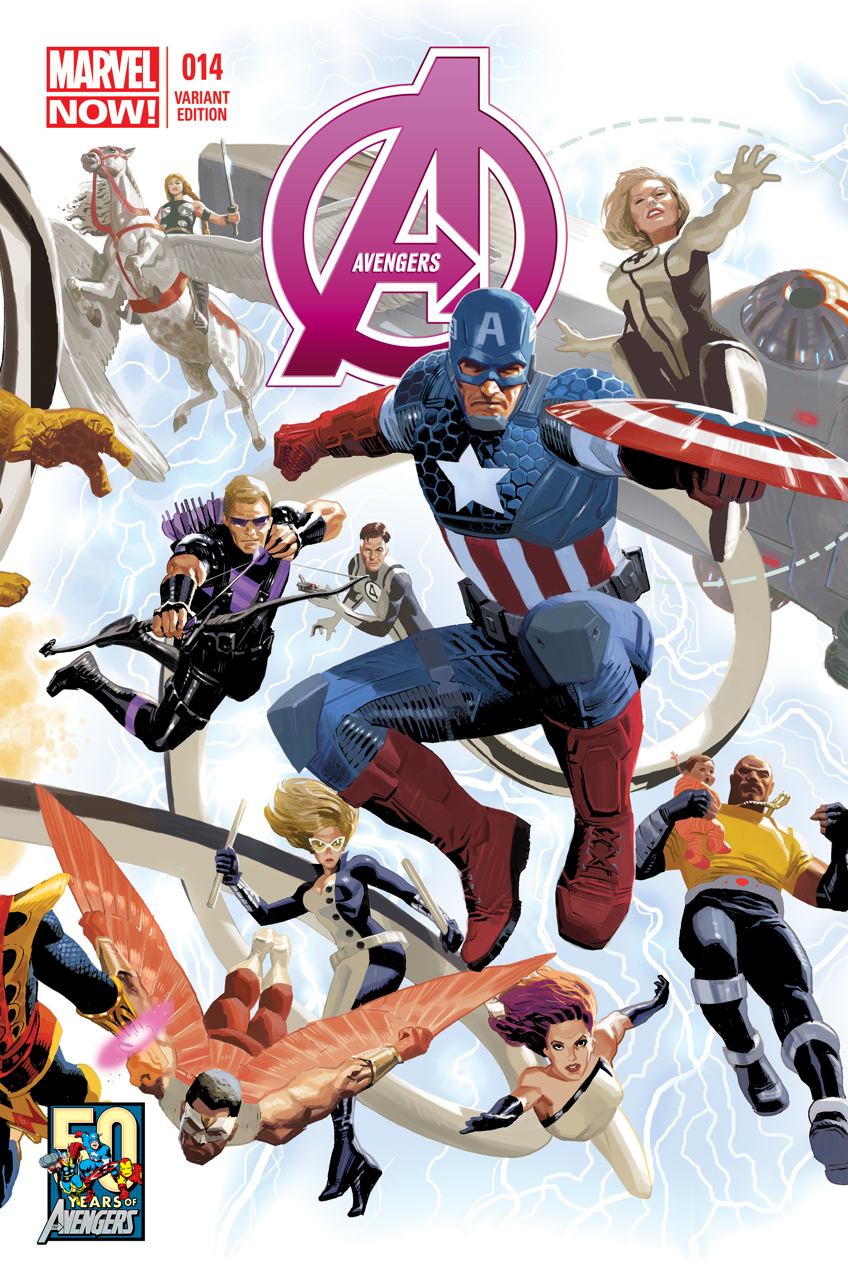 Avengers (2012) #14 (Avengers 50th Anniversary Variant)