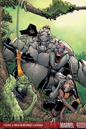 Young X-Men (2008) #6 (MONKEY VARIANT (1 FOR 10)) Young X-Men (2008) #6 (MONKEY VARIANT (1 FOR 10))