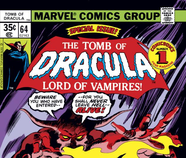Tomb of Dracula (1972) #64 Cover