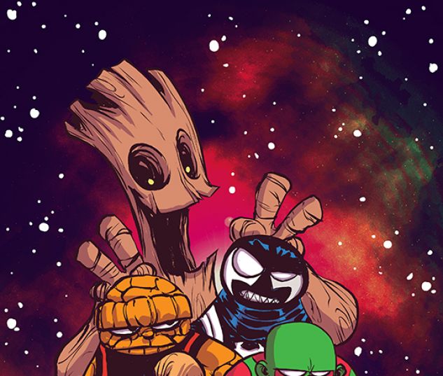Guardians of the Galaxy (2015) #1 variant cover by Skottie Young
