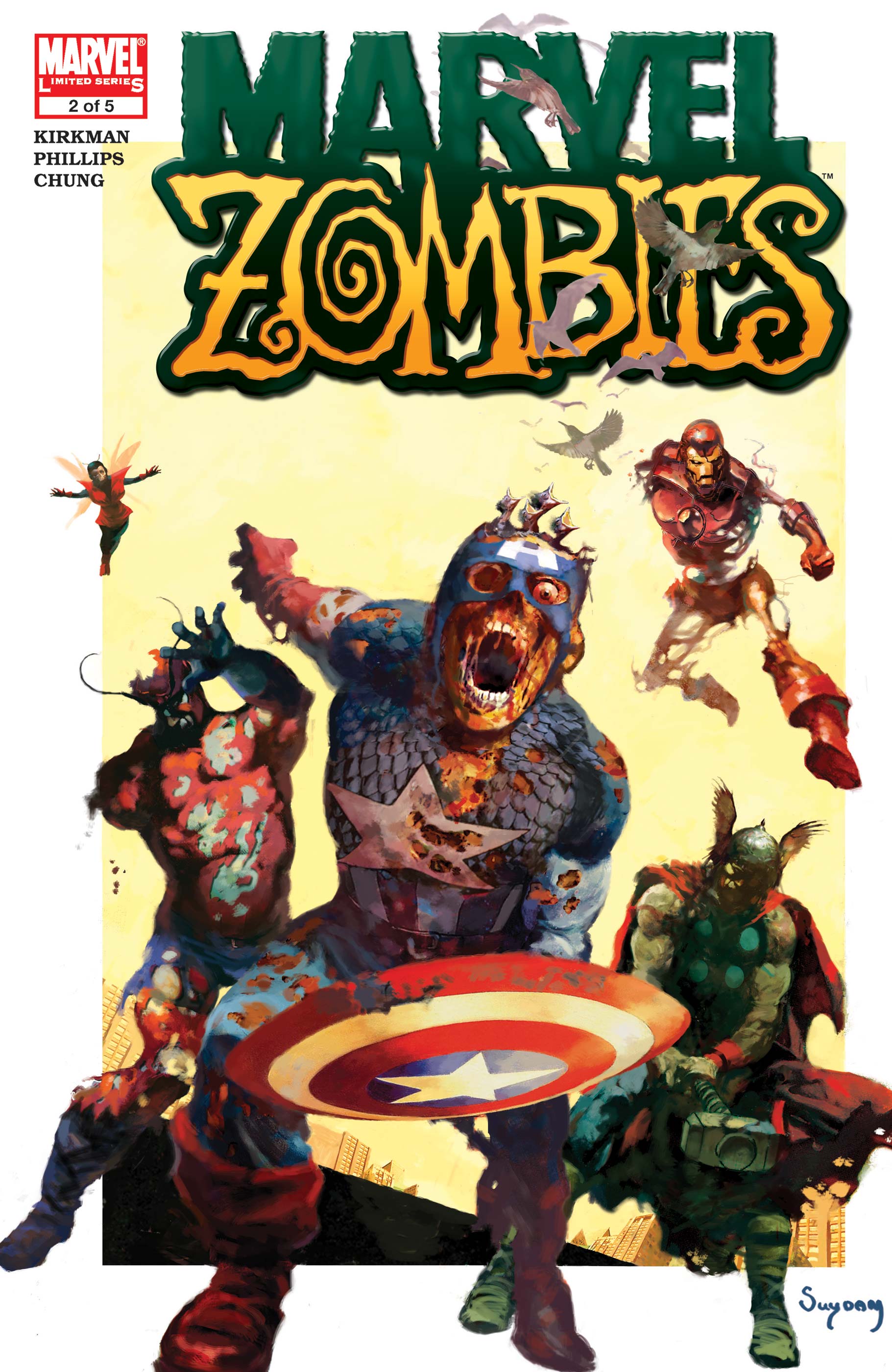 Marvel Zombies #5 July 2006 Marvel Comics SILVER SURFER Cover Kirkman Phillips 