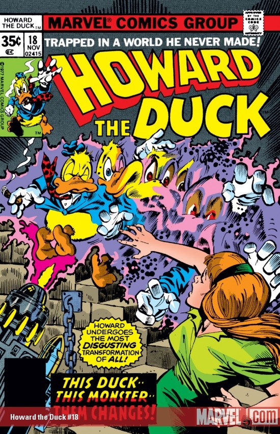 Howard the Duck 1976 series # 18 very fine comic book 