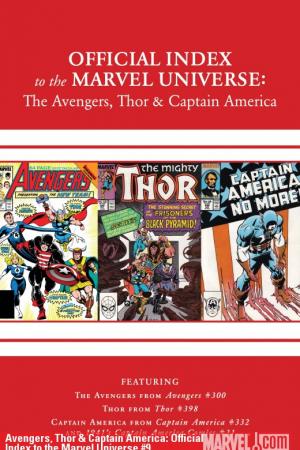 Avengers, Thor & Captain America: Official Index to the Marvel Universe #9 