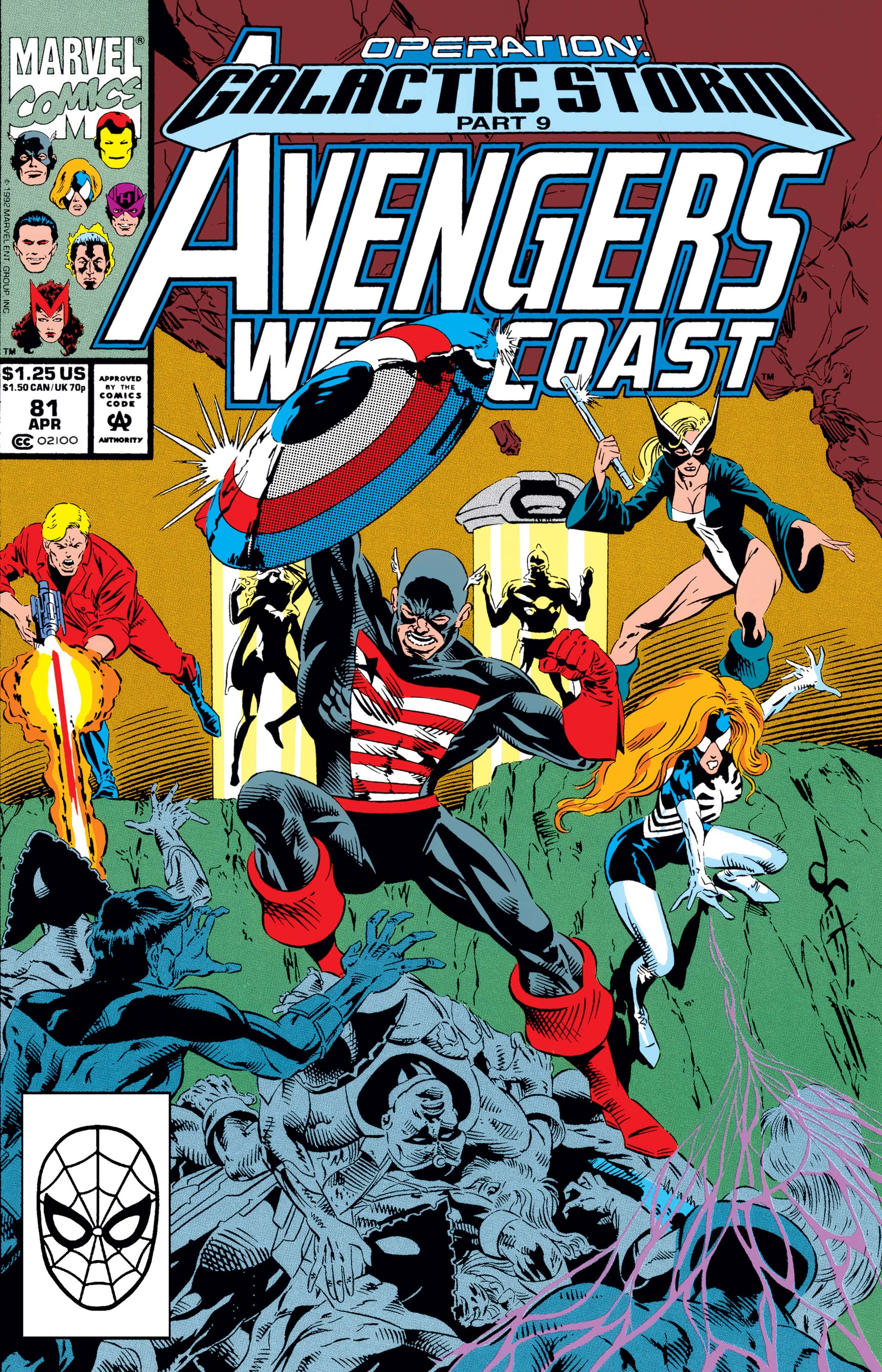 West Coast Avengers #6 Marvel Comics 1st Print EXCELSIOR BIN 