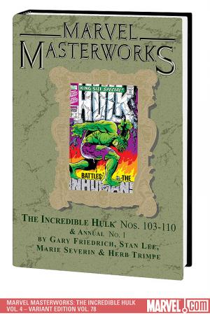 Marvel Masterworks: The Incredible Hulk Vol. 4 (Hardcover) Marvel Masterworks: The Incredible Hulk Vol. 4 (Hardcover)