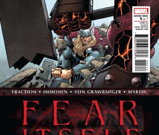 FEAR ITSELF 5 2ND PRINTING VARIANT