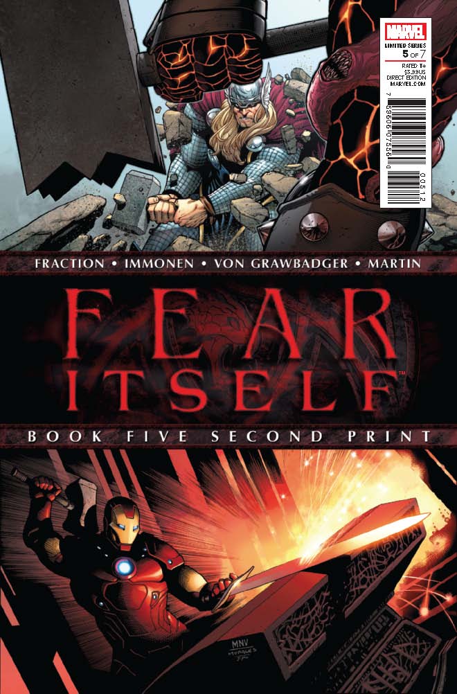 Fear Itself (2010) #5 (2nd Printing Variant)