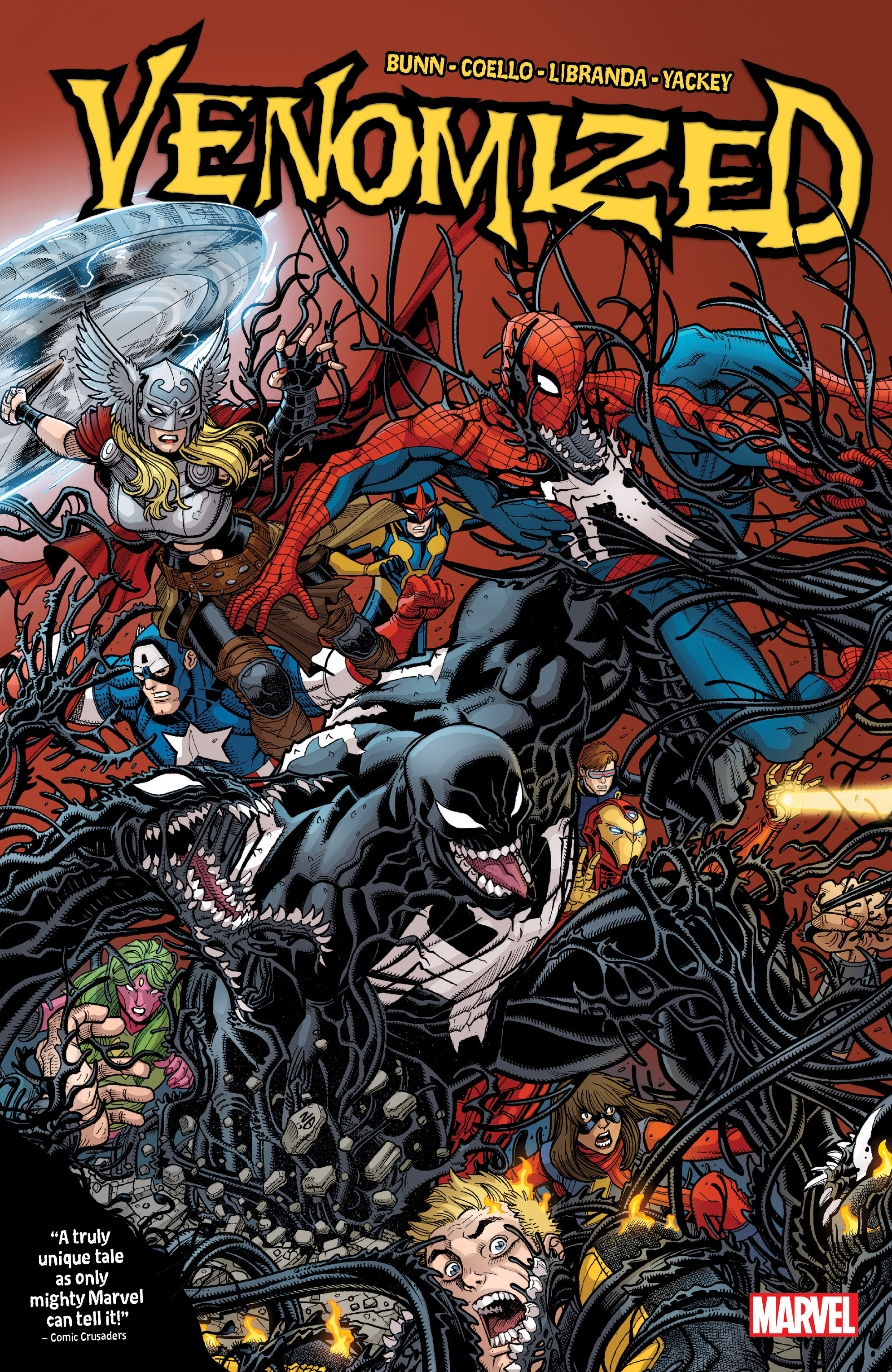 venomized groot comics