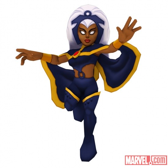 Storm Character Render from Super Hero Squad Online