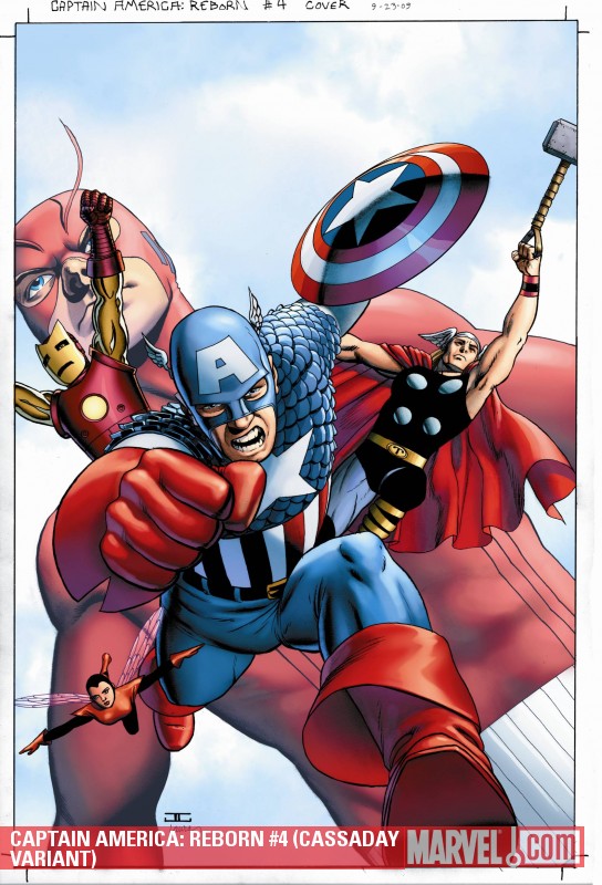 Captain America: Reborn (2009) #4 (CASSADAY VARIANT)