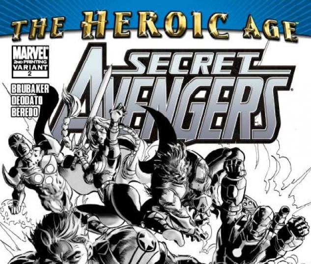 SECRET AVENGERS #2 SECOND PRINTING VARIANT cover by Mike Deodato Jr.