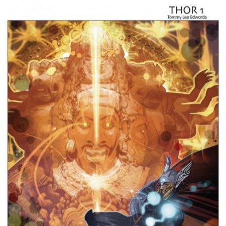 CHAOS WAR: THOR #1 cover by Tommy Lee Edwards