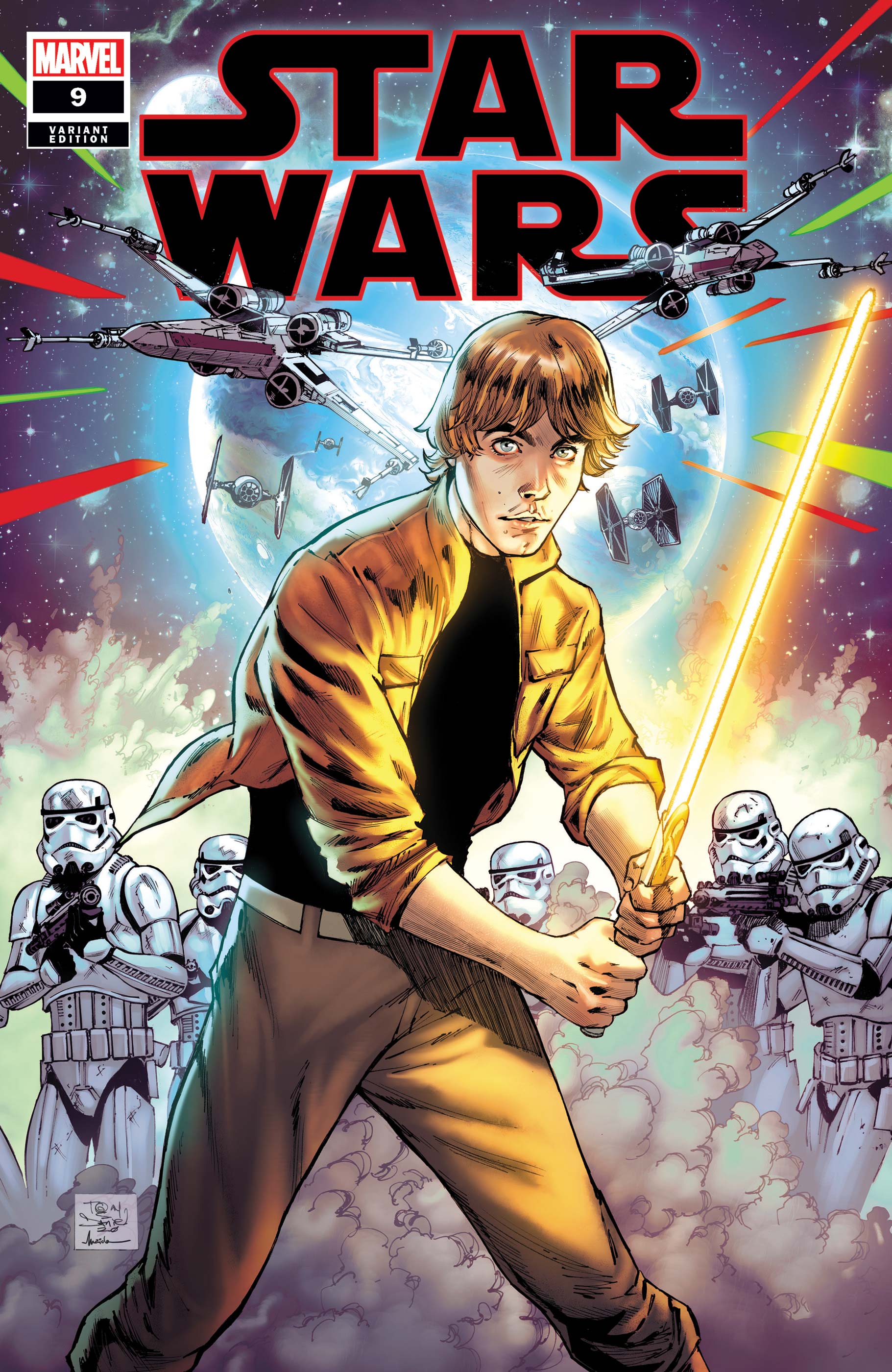 Marvel, 2020 Star Wars #9 Action Figure Variant Comic Book NM