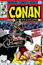 Conan the Barbarian (1970) #110 cover