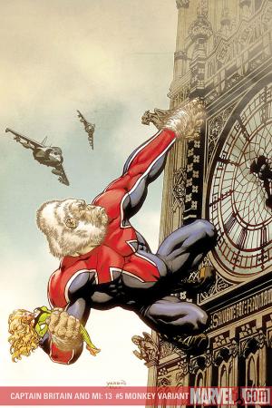 Captain Britain and MI: 13 (2008) #5 (Monkey Variant) Captain Britain and MI: 13 (2008) #5 (Monkey Variant)