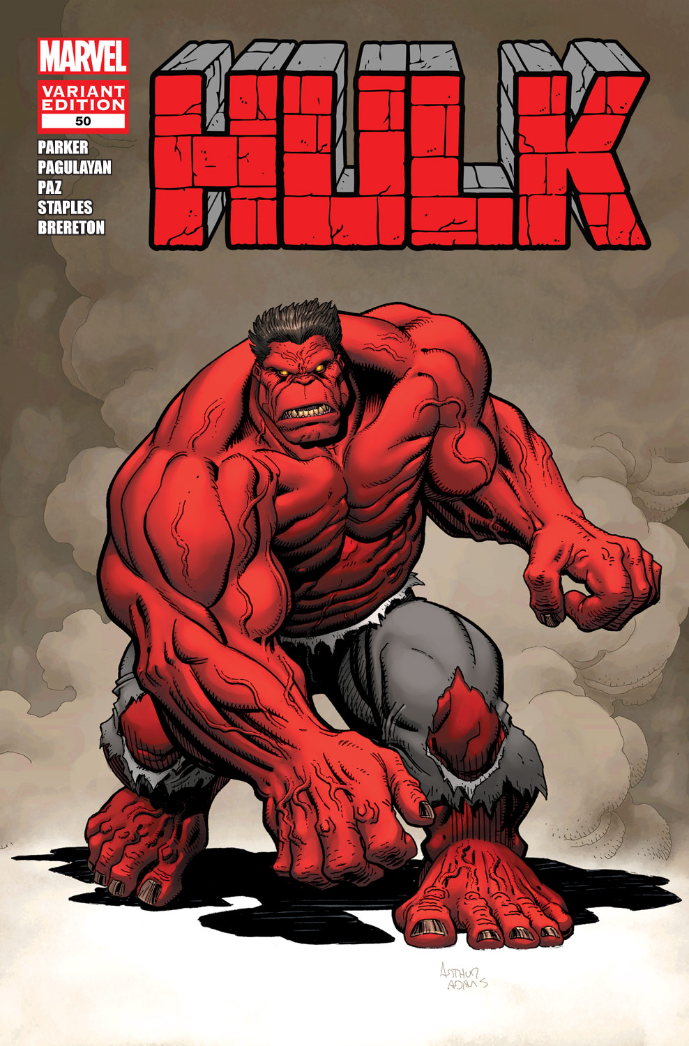 Hulk (2008) #50 (Adams Variant)