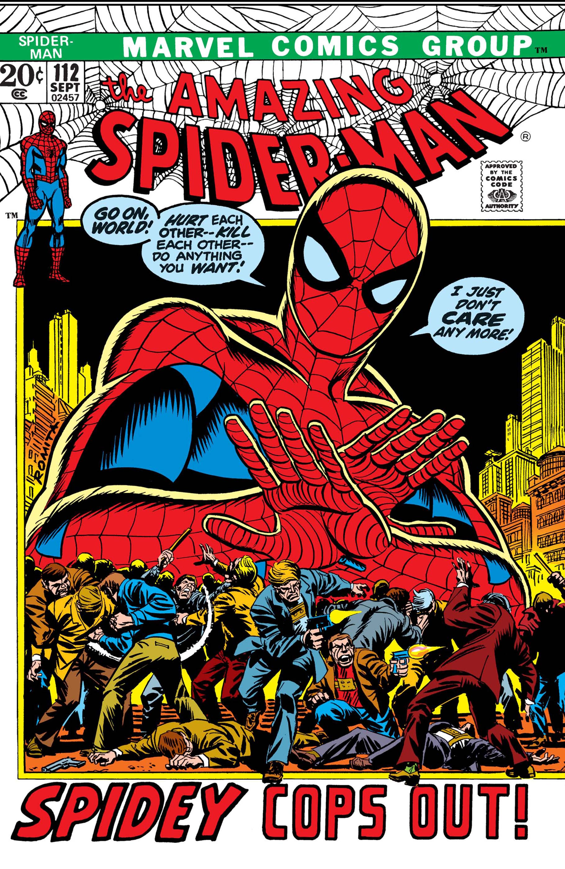 Amazing Spiderman #112 FRIDGE MAGNET comic book 