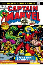 Captain Marvel (1968) #25 cover