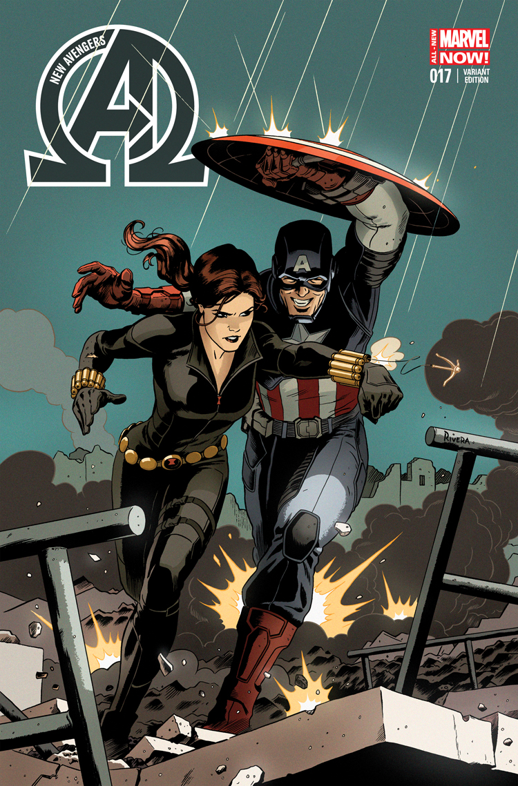 New Avengers (2013) #17 (RIVERA CAPTAIN AMERICA TEAM-UP VARIANT )