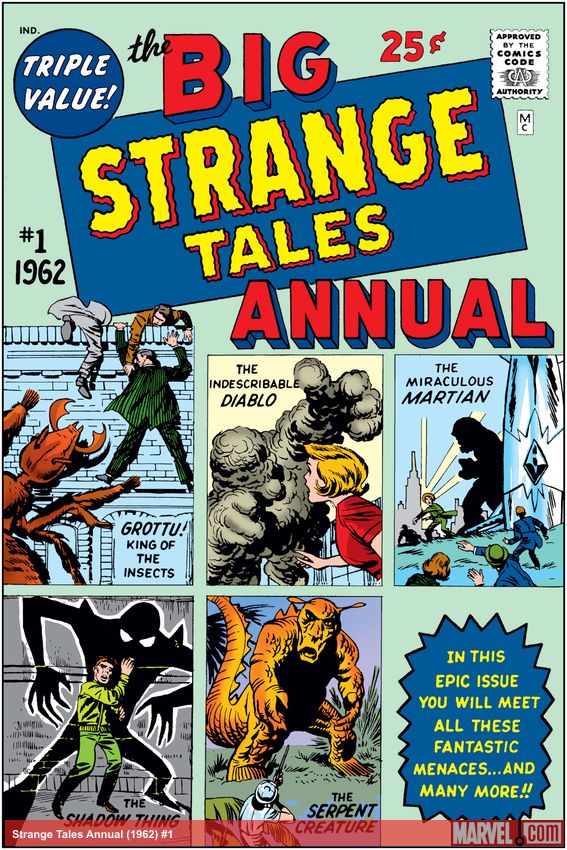 Strange Tales Annual (1962) #1 comic book cover