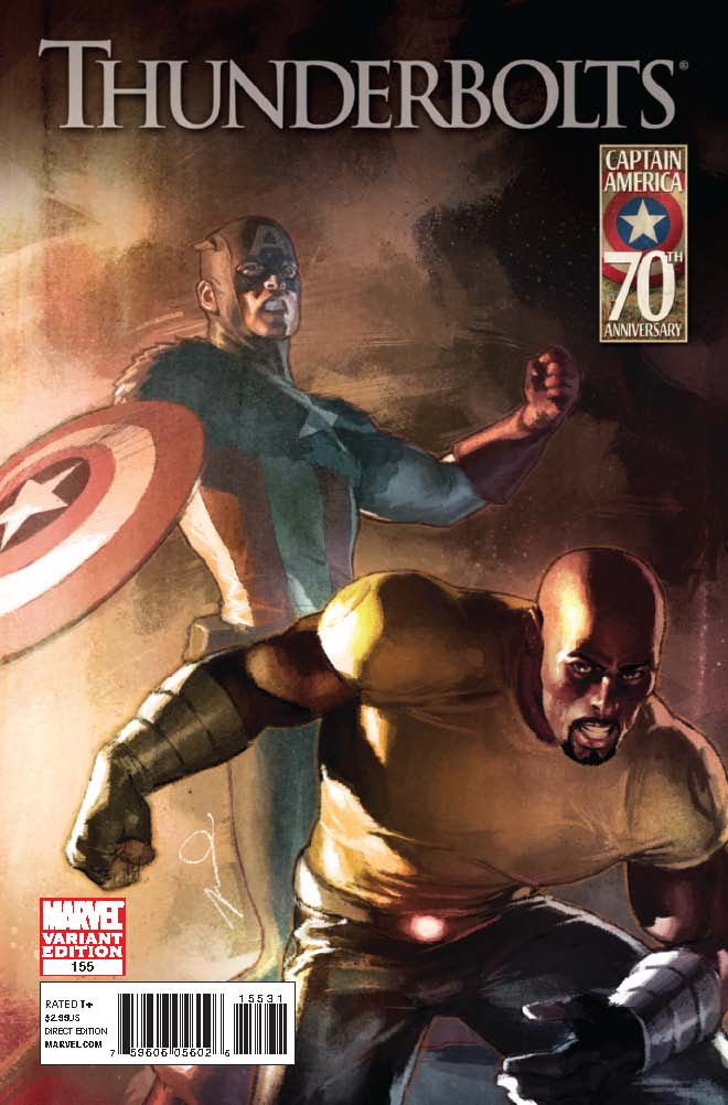 Thunderbolts (2006) #155 (CAPTAIN AMERICA 70TH ANNIVERSARY VARIANT ...