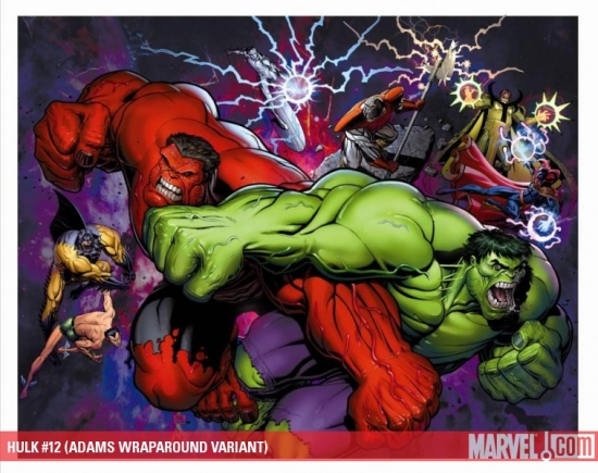 Hulk (2008) #12 (ADAMS WRAPAROUND VARIANT)