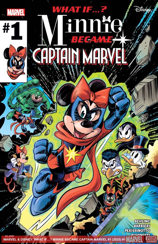 MARVEL & DISNEY: WHAT IF…? MINNIE BECAME CAPTAIN MARVEL (2025) #1