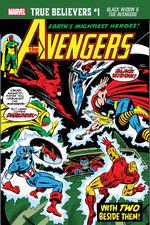 True Believers: Black Widow & The Avengers (2020) #1 cover