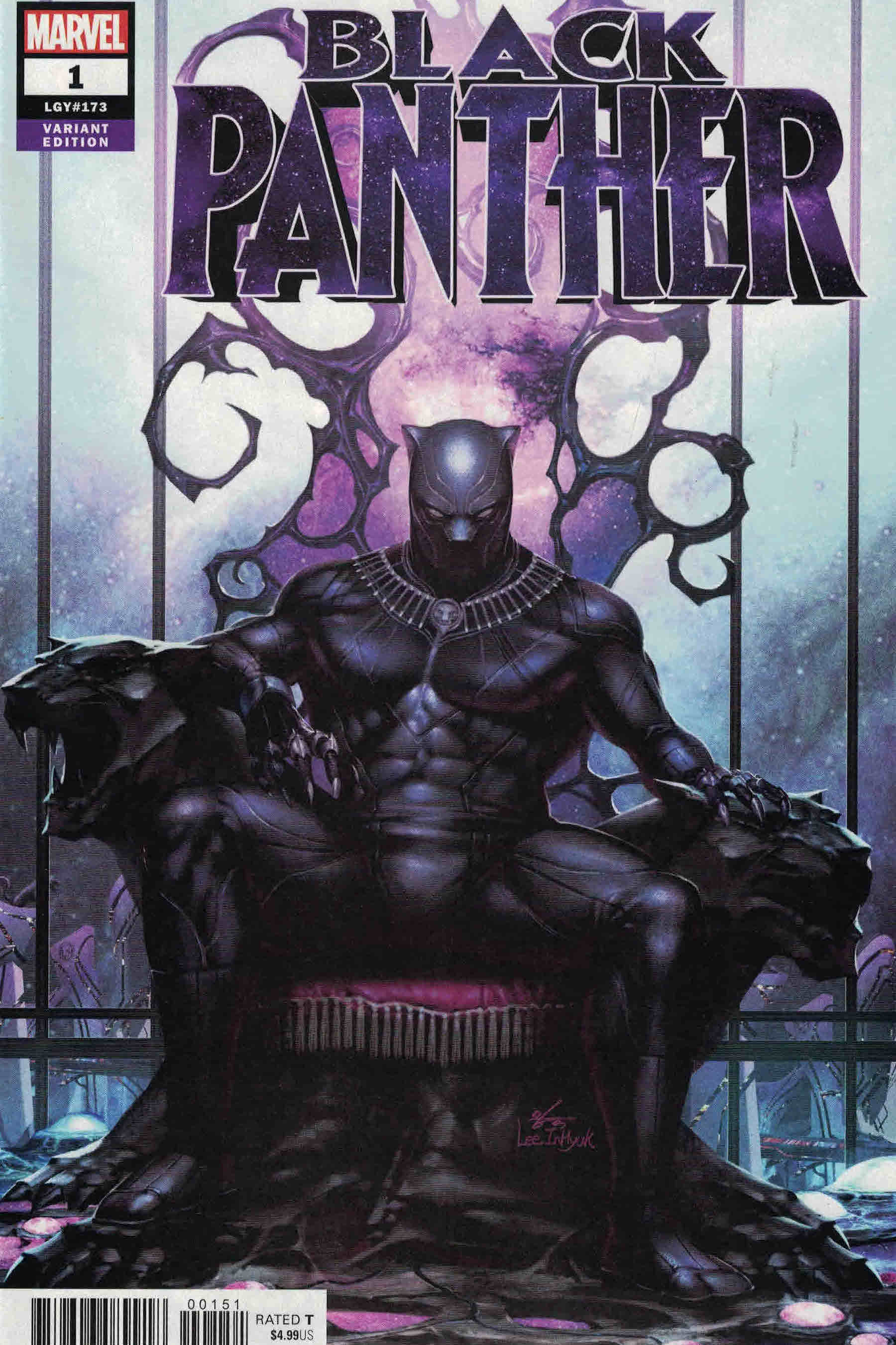 Kwity Paye by Sean Chen and Lee Duhig, after BLACK PANTHER #1 by InHyuk Lee