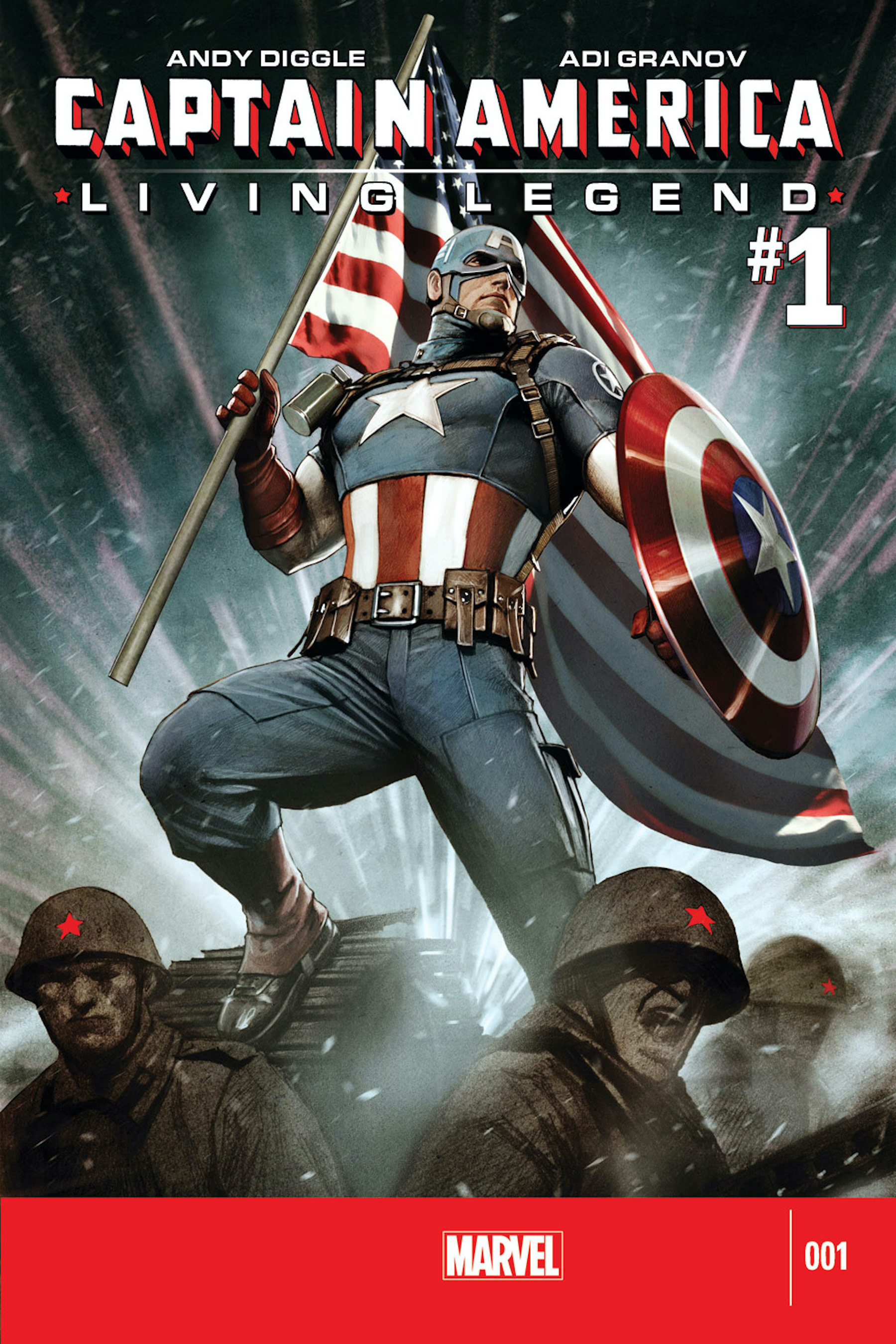 Zach Wilson by JL Giles and Ian Herring, after CAPTAIN AMERICA: LIVING LEGEND # 1 by Adi Granov